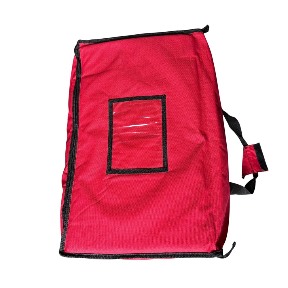 XXL Insulated Food Delivery Bag Red Thermal Catering Carrier Food Delivery - Picture 3 of 11